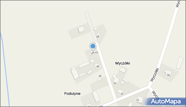 Wyczółki, Wyczółki, 47, mapa Wyczółki