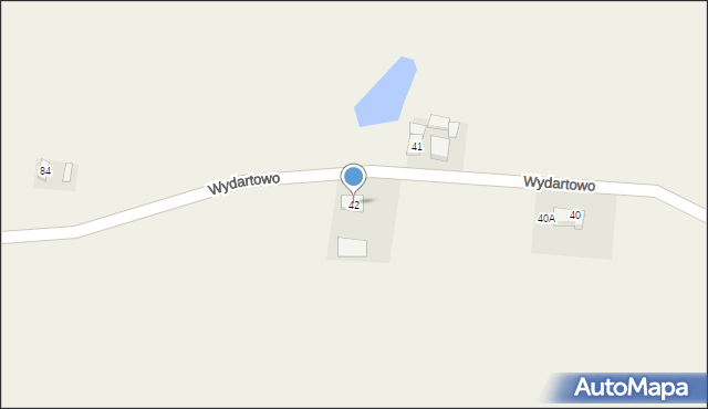 Wydartowo, Wydartowo, 42, mapa Wydartowo