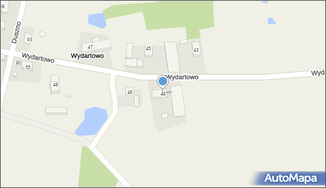 Wydartowo, Wydartowo, 44, mapa Wydartowo