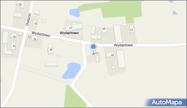 Wydartowo, Wydartowo, 46, mapa Wydartowo