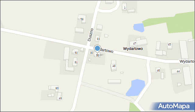 Wydartowo, Wydartowo, 55, mapa Wydartowo