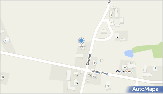 Wydartowo, Wydartowo, 58, mapa Wydartowo