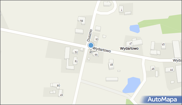 Wydartowo, Wydartowo, 90, mapa Wydartowo