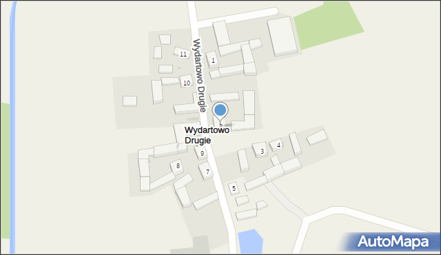 Wydartowo Drugie, Wydartowo Drugie, 2, mapa Wydartowo Drugie