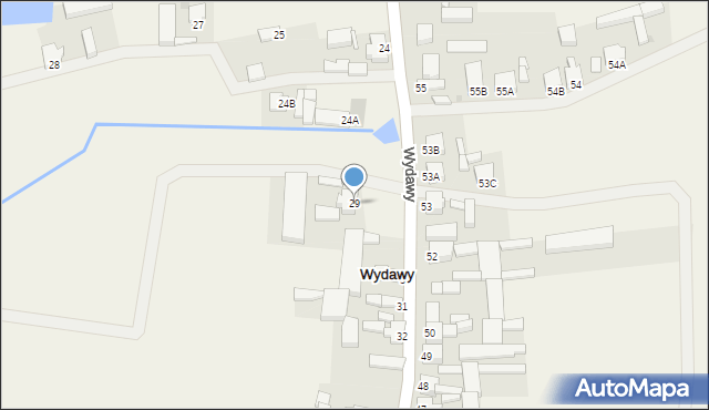 Wydawy, Wydawy, 29, mapa Wydawy