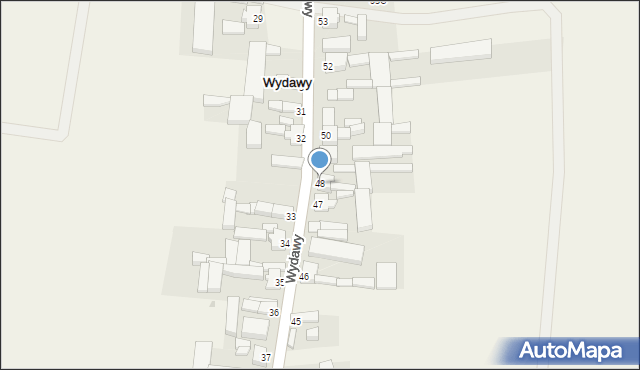 Wydawy, Wydawy, 48, mapa Wydawy