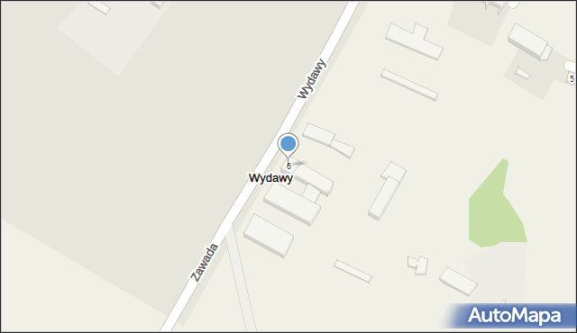 Wydawy, Wydawy, 6, mapa Wydawy