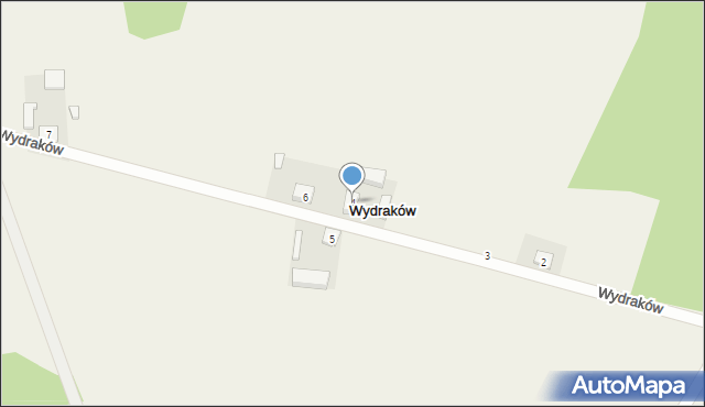 Wydraków, Wydraków, 4, mapa Wydraków