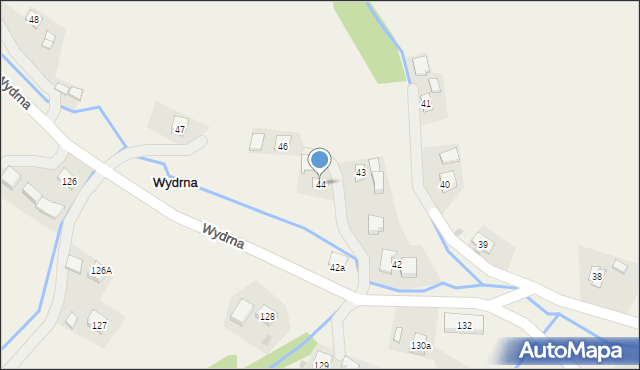 Wydrna, Wydrna, 44, mapa Wydrna