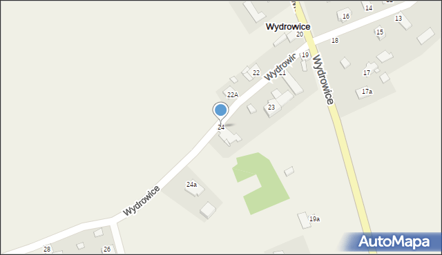 Wydrowice, Wydrowice, 24, mapa Wydrowice