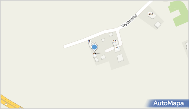 Wydrowice, Wydrowice, 27, mapa Wydrowice