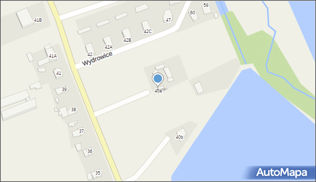 Wydrowice, Wydrowice, 40a, mapa Wydrowice