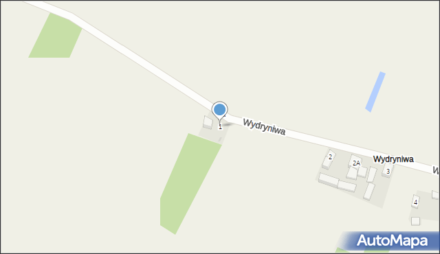 Wydryniwa, Wydryniwa, 1, mapa Wydryniwa