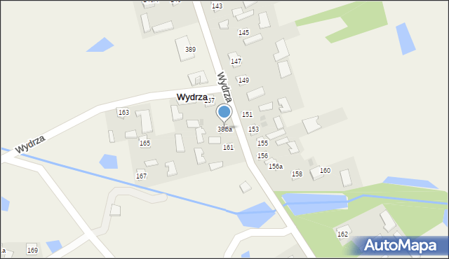 Wydrza, Wydrza, 386a, mapa Wydrza