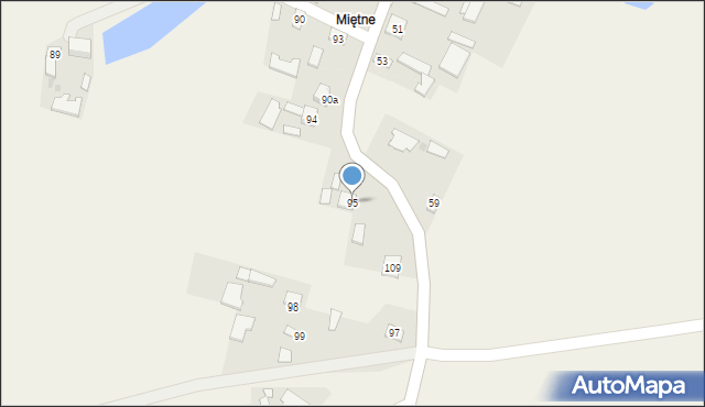 Wydrza, Wydrza, 95, mapa Wydrza