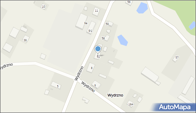 Wydrzno, Wydrzno, 51, mapa Wydrzno