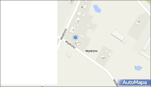 Wydrzno, Wydrzno, 9, mapa Wydrzno