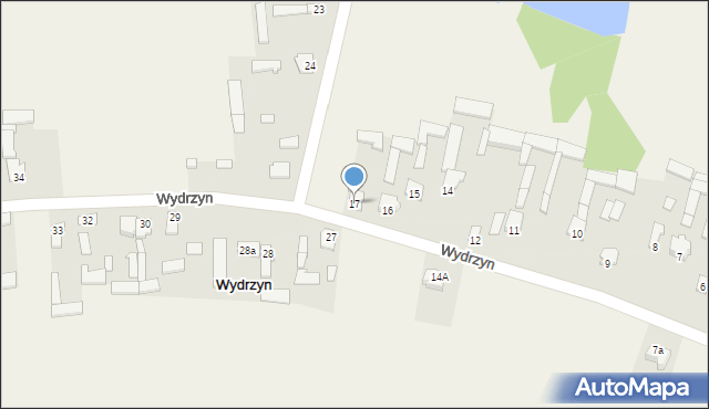 Wydrzyn, Wydrzyn, 17, mapa Wydrzyn