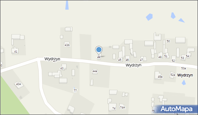 Wydrzyn, Wydrzyn, 44, mapa Wydrzyn