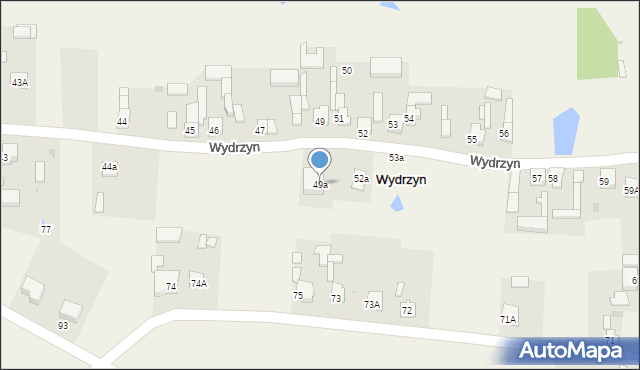 Wydrzyn, Wydrzyn, 49a, mapa Wydrzyn