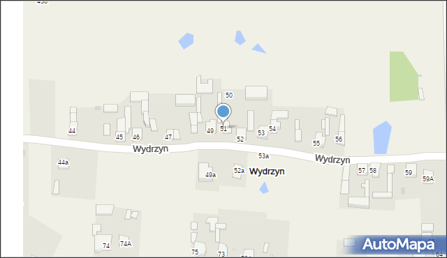 Wydrzyn, Wydrzyn, 51, mapa Wydrzyn