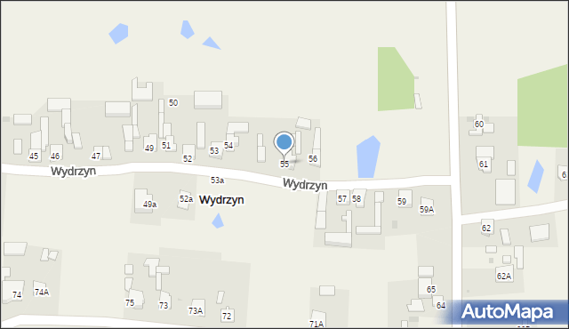 Wydrzyn, Wydrzyn, 55, mapa Wydrzyn