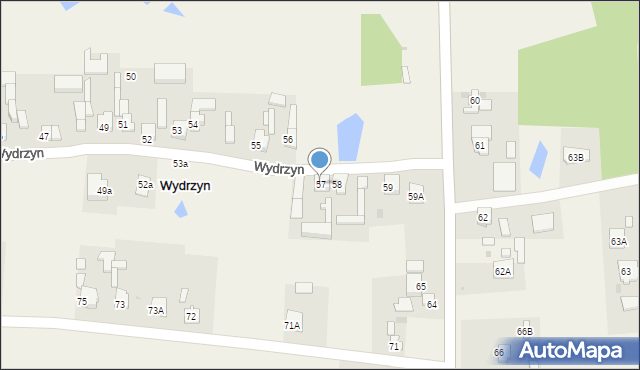 Wydrzyn, Wydrzyn, 57, mapa Wydrzyn