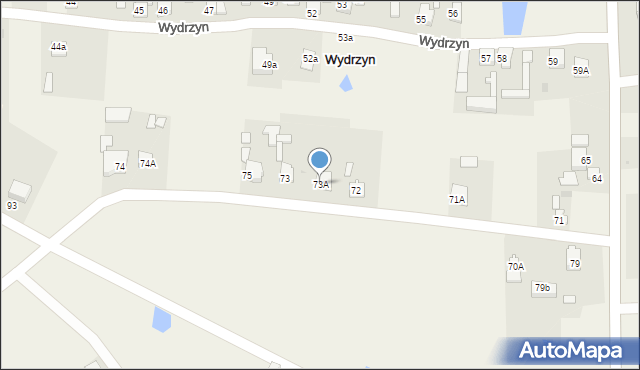 Wydrzyn, Wydrzyn, 73A, mapa Wydrzyn