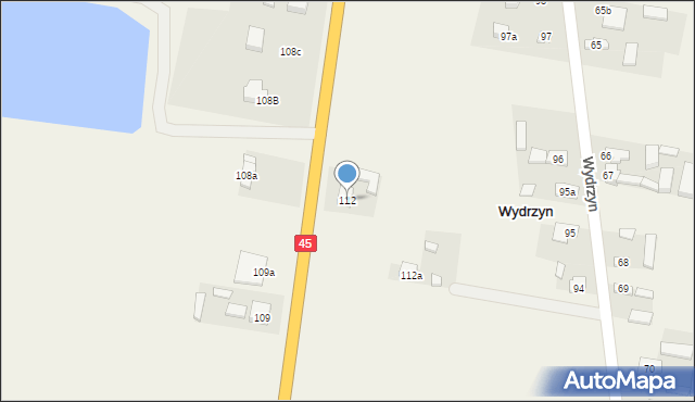 Wydrzyn, Wydrzyn, 112, mapa Wydrzyn