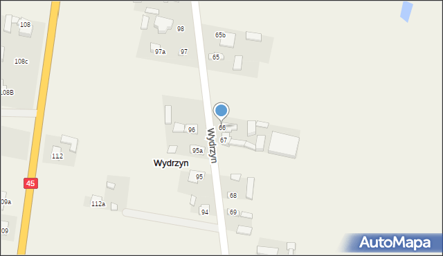 Wydrzyn, Wydrzyn, 66, mapa Wydrzyn