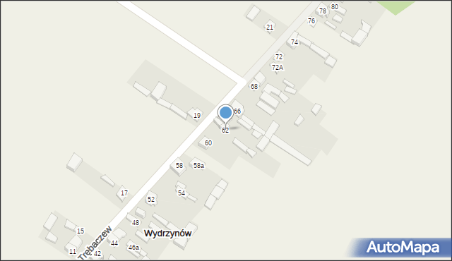 Wydrzynów, Wydrzynów, 62, mapa Wydrzynów