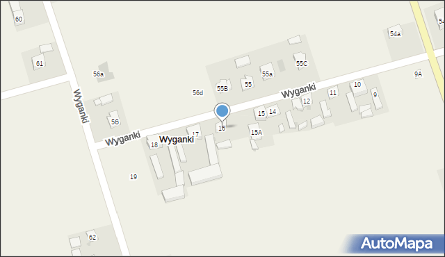 Wyganki, Wyganki, 16, mapa Wyganki