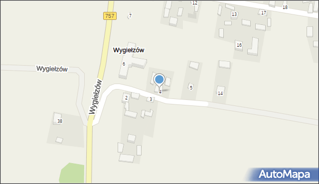 Wygiełzów, Wygiełzów, 4, mapa Wygiełzów