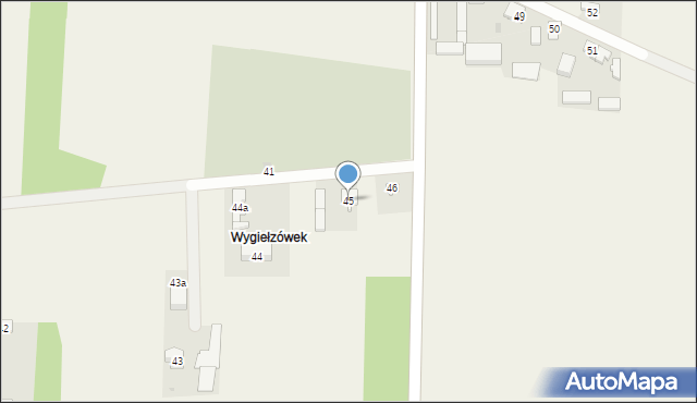 Wygiełzów, Wygiełzów, 45, mapa Wygiełzów