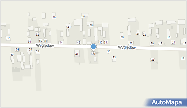 Wyględów, Wyględów, 39, mapa Wyględów