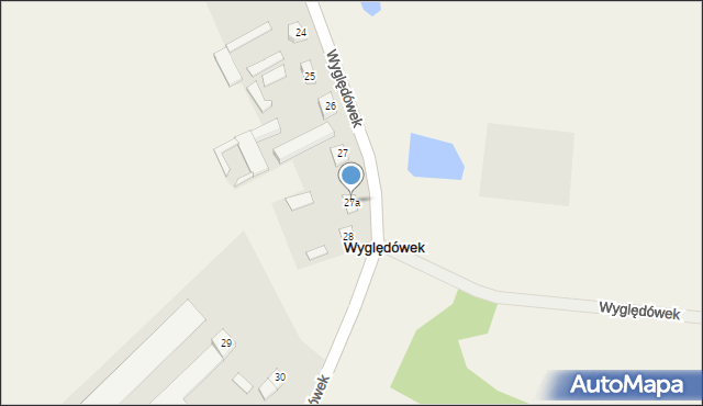 Wyględówek, Wyględówek, 27a, mapa Wyględówek