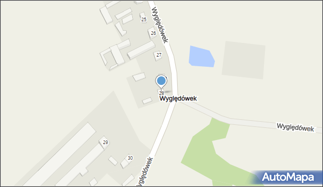 Wyględówek, Wyględówek, 28, mapa Wyględówek