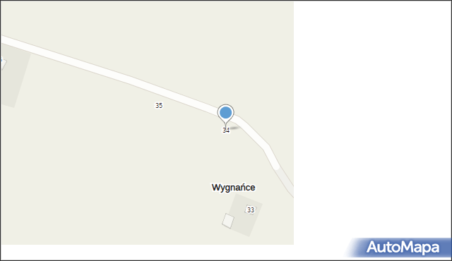 Wygnańce, Wygnańce, 34, mapa Wygnańce