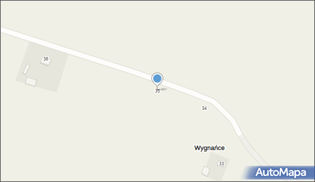 Wygnańce, Wygnańce, 35, mapa Wygnańce