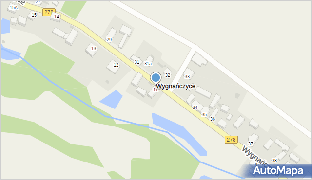 Wygnańczyce, Wygnańczyce, 11, mapa Wygnańczyce