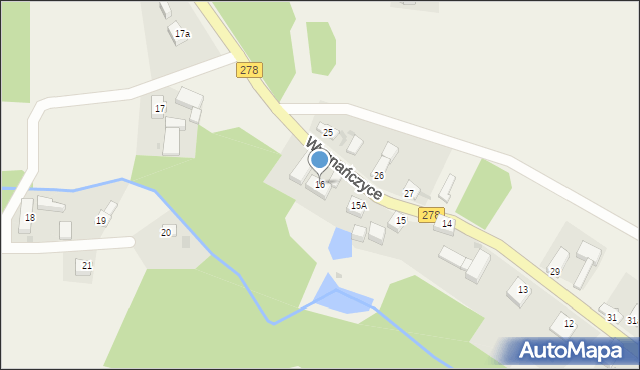 Wygnańczyce, Wygnańczyce, 16, mapa Wygnańczyce