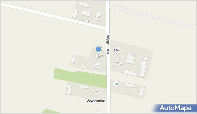 Wygnanka, Wygnanka, 33, mapa Wygnanka