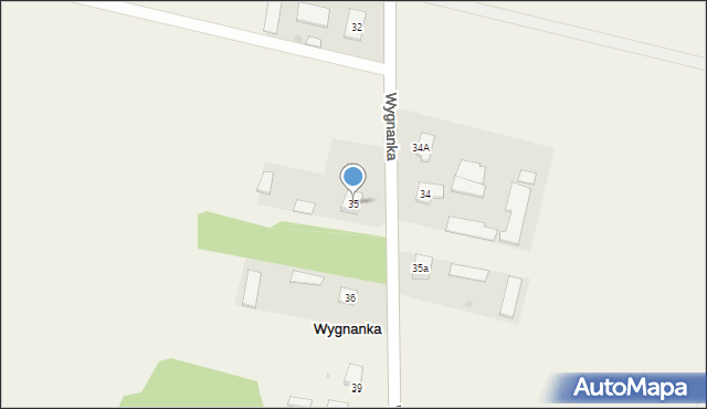 Wygnanka, Wygnanka, 35, mapa Wygnanka