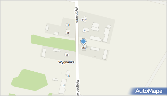 Wygnanka, Wygnanka, 35a, mapa Wygnanka