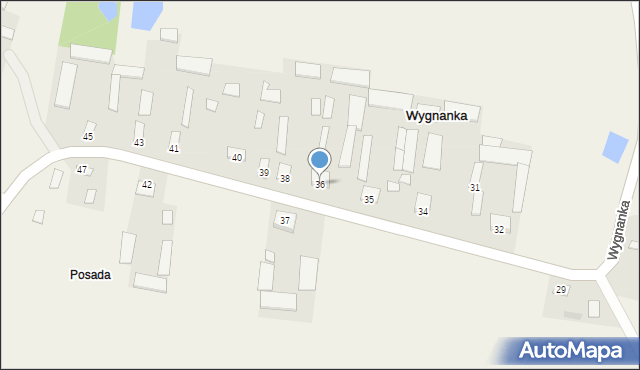 Wygnanka, Wygnanka, 36, mapa Wygnanka