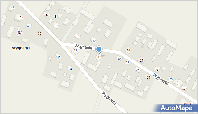 Wygnanki, Wygnanki, 31, mapa Wygnanki