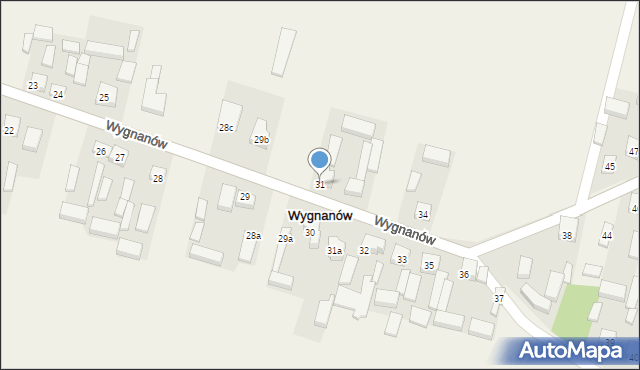 Wygnanów, Wygnanów, 31, mapa Wygnanów