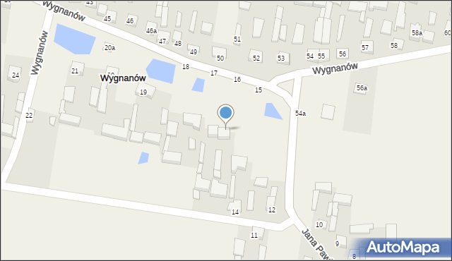 Wygnanów, Wygnanów, 16, mapa Wygnanów