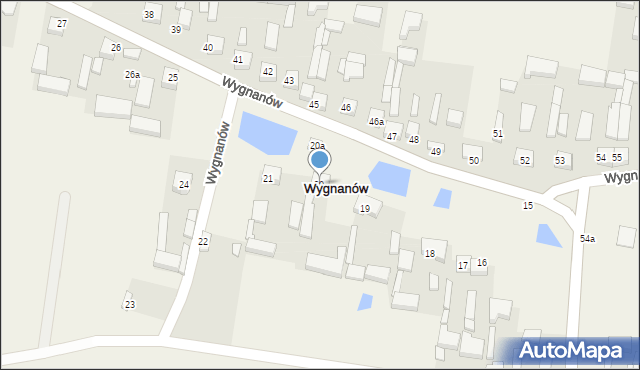 Wygnanów, Wygnanów, 20, mapa Wygnanów