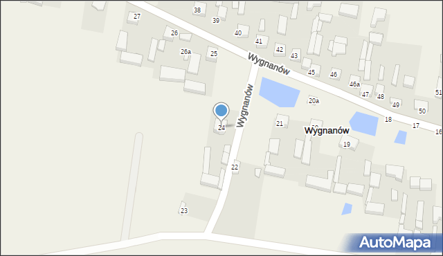 Wygnanów, Wygnanów, 24, mapa Wygnanów